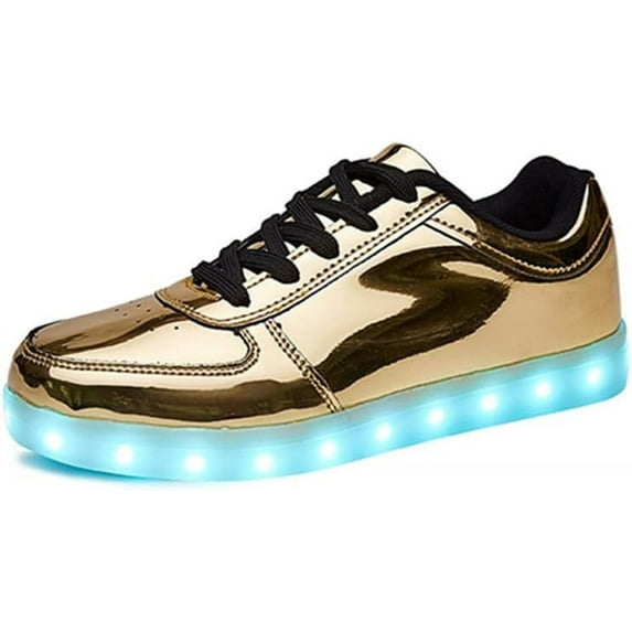 Multi-color LED Glow-in-the-dark Sneakers USB Port Suitable for Men and Women for Parties and Proms