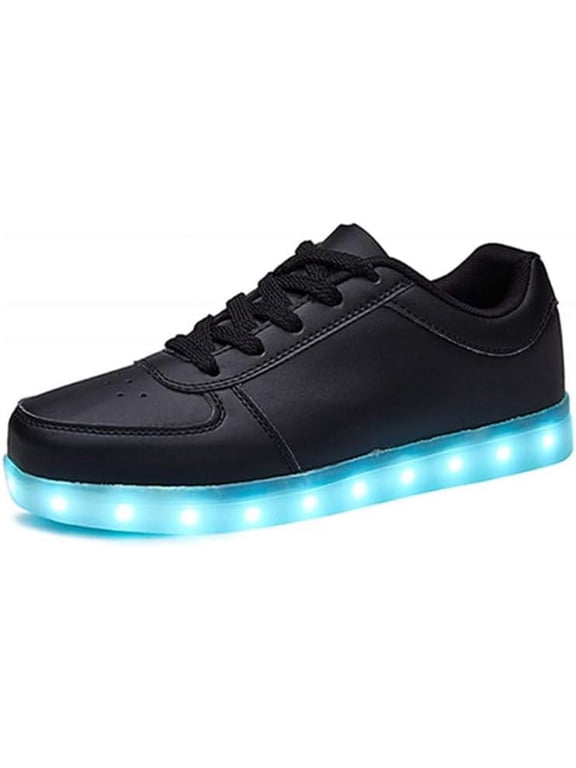 Multi-color LED Glow-in-the-dark Sneakers USB Port Suitable for Men and Women for Parties and Proms