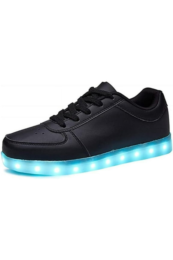 Multi-color LED Glow-in-the-dark Sneakers USB Port Suitable for Men and Women for Parties and Proms