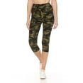 thumbnail image 1 of Multi-color Print, Cropped Capri Leggings In A Fitted Style With A Banded High Waist Multi, 1 of 4