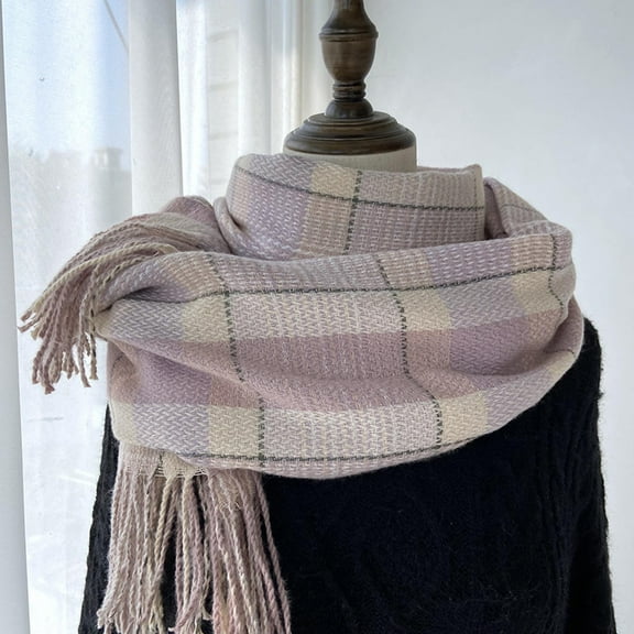 Multi-color Scarf Women Fall Winter Scarf Classic Scarf Warm Soft Large Blanket Wrap Shawl Scarves