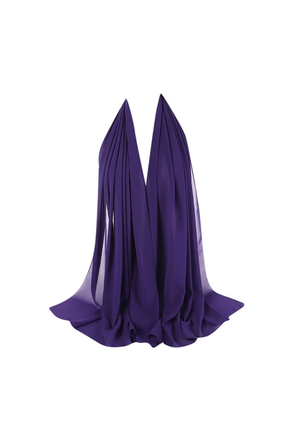 Multi-color Scarf Women Plain Bubble Chiffon Scarf Hijab Wrap Printe Shawls Headband Muslim Hijabs