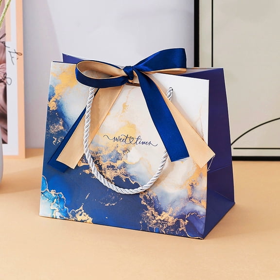 Multi color super beautiful gift bag - size 3 set, suitable for high-end paper gift bags for birthdays, weddings, and parties(3PCS)