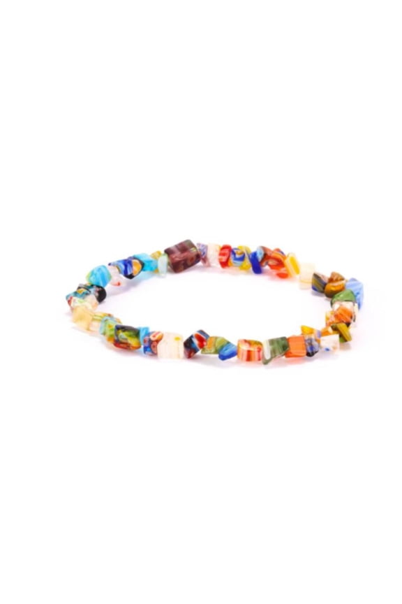 Multi colored chip Crystal bracelet for protection, Beautiful gift for her Multi-color