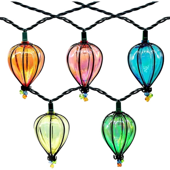 Multi colored string lights, decorative LED lights, suitable for backyard terraces, Christmas weddings, parties, holiday indoor/outdoor lighting