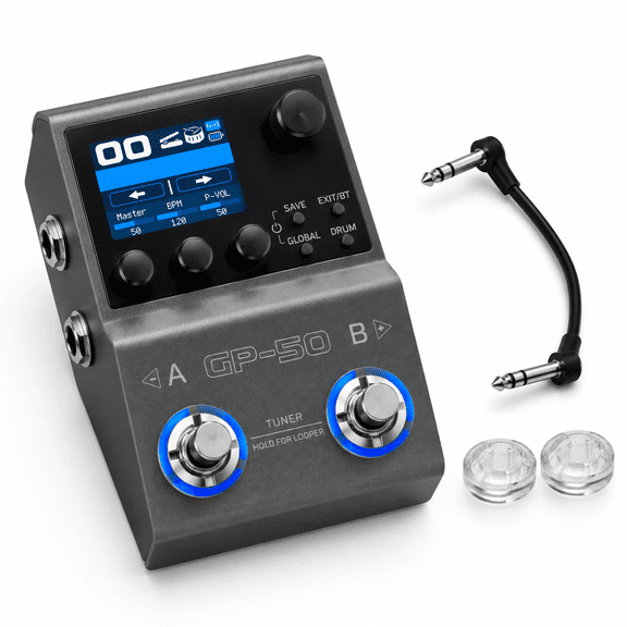 Multi-effects Processor with NAM & IR Loader, 100+ HD Effects for Guitar and Bass