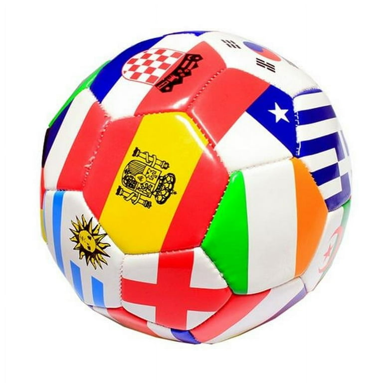 Multi-flag Practice Soccer Ball - Official Size 5 - Walmart.com