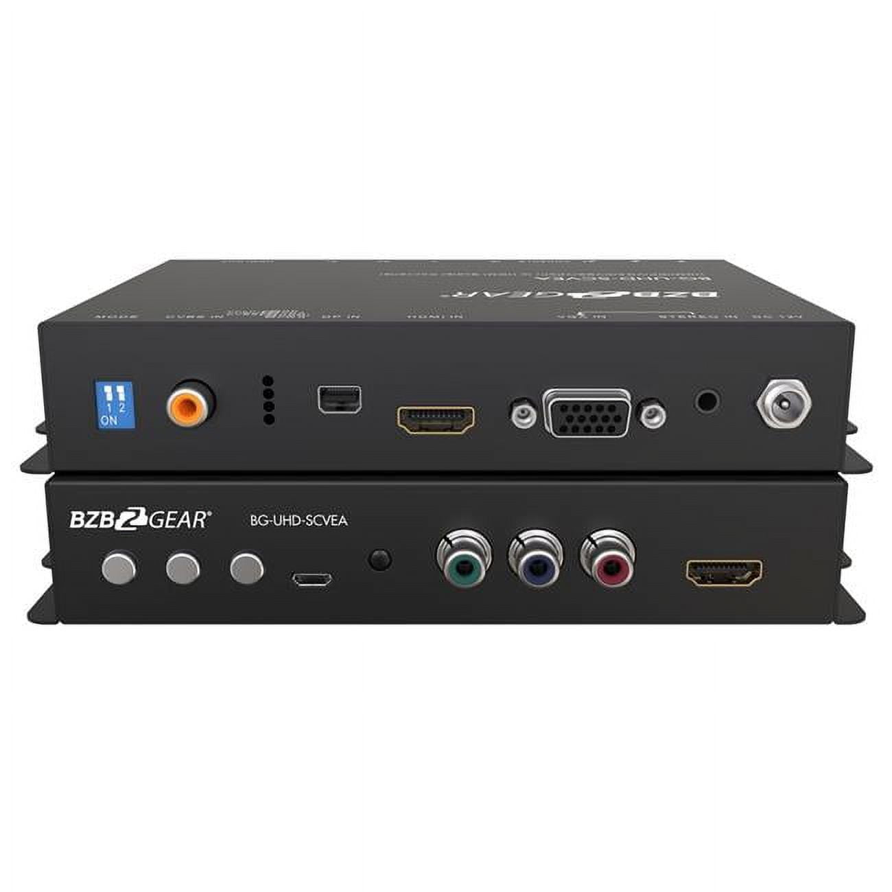 Multiformat 4K UHD Scaler Converter HDMI DP, VGA, CVBS & YPbPr to HDMI