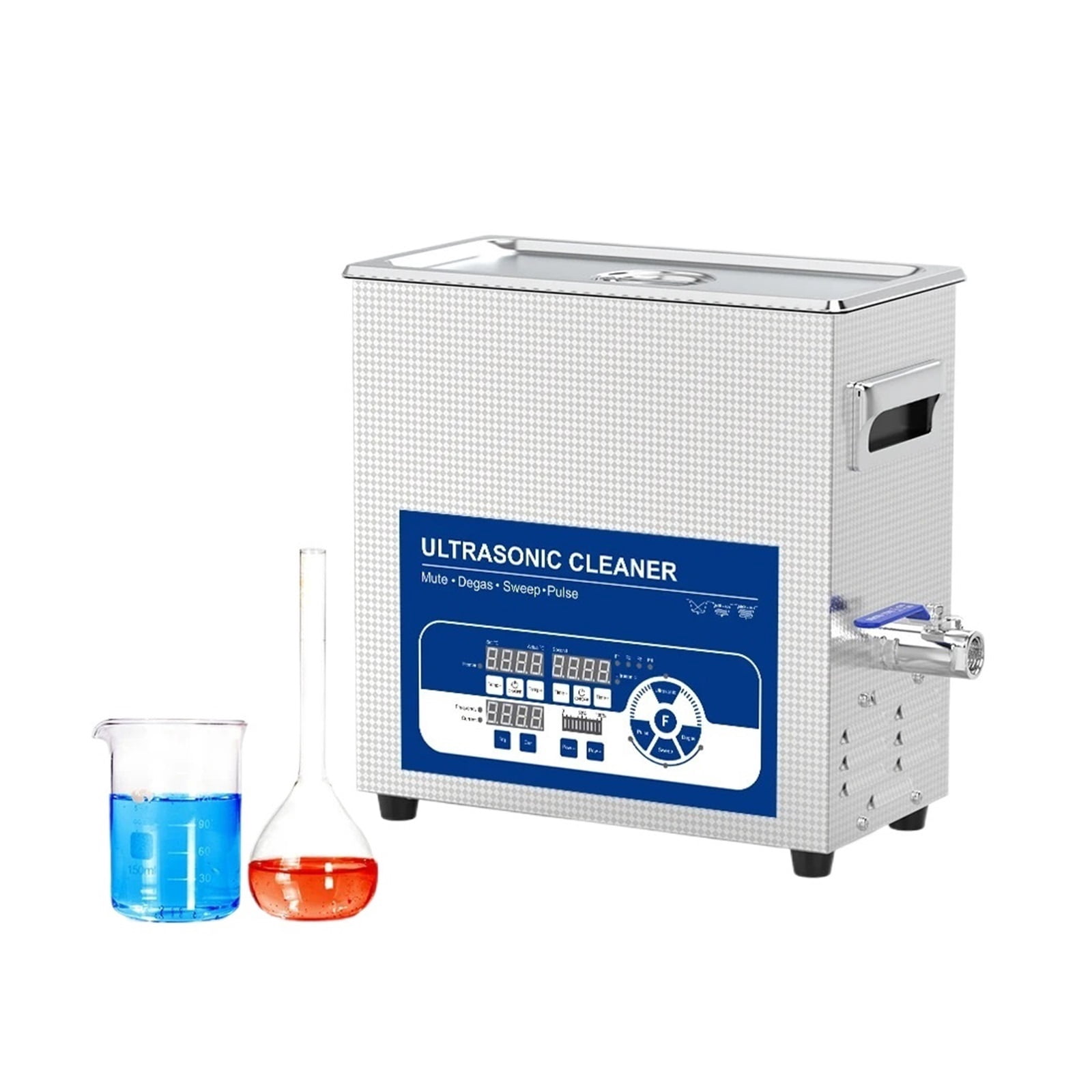 Multi-frequency Ultrasonic Cleaner 6.5L 28/40/68/80/120KHz Options 150W Ultrasound Washer Laboratory Use
