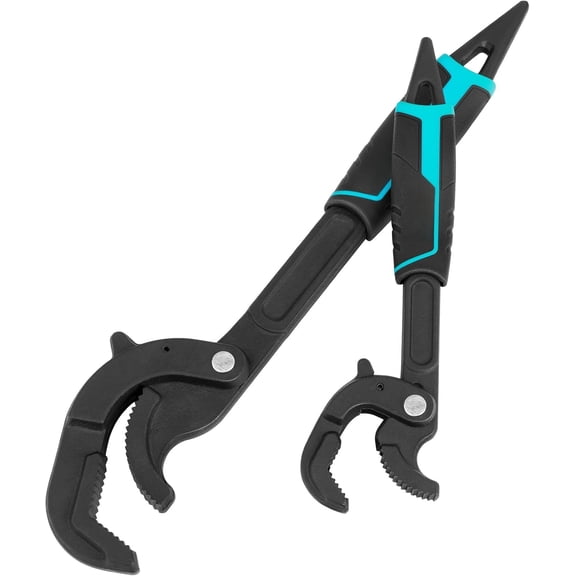 Multi-function Adjustable Pipe Wrench Set, 2-, Quick Self-Adjusting, Power  for 14-60mm Nuts, Pipes Use