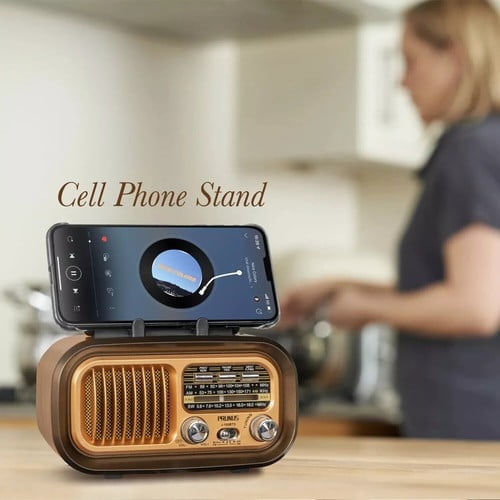 Multi-function Bluetooth speaker Retro Radio FM AM SW Portable Radio