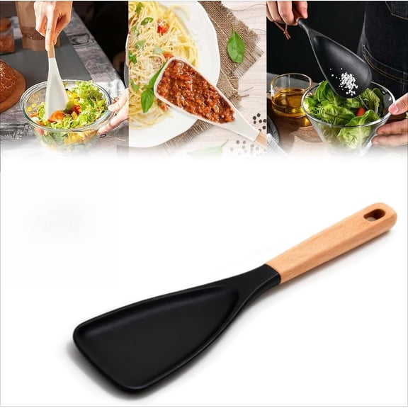 Multi-function Cooking Spoon, All-in-One Kitchen Tool for Stirring, Serving & Measuring, Made of Food-Grade Heat-Resistant Nylon for Daily Cooking