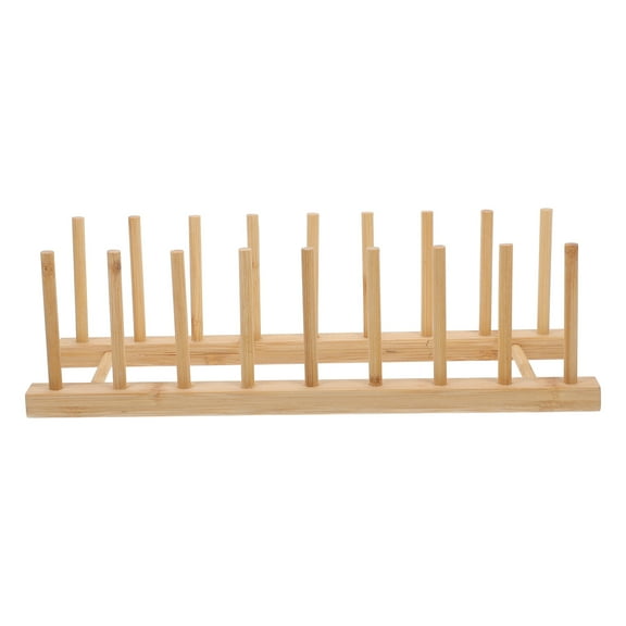 Multi-function Dish Drying Rack Vertical Plate Holder With 8 Slots for Kitchen Counter Space-saving Dish Bowls Organizer Drying Rack