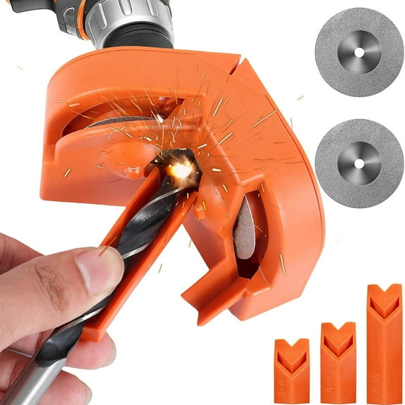 Multi-function Drill Bit Sharpener, Powered By Electric Drill for HSS Masonry Carbide Metal Bits, Portable Afilador De Brocas