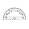thumbnail image 1 of Multi-function Durable Measuring Drawing Tools Drafting Tools Plastic Transparent Angle Protractor Triangle Ruler Scale Ruler Set Square 03, 1 of 8