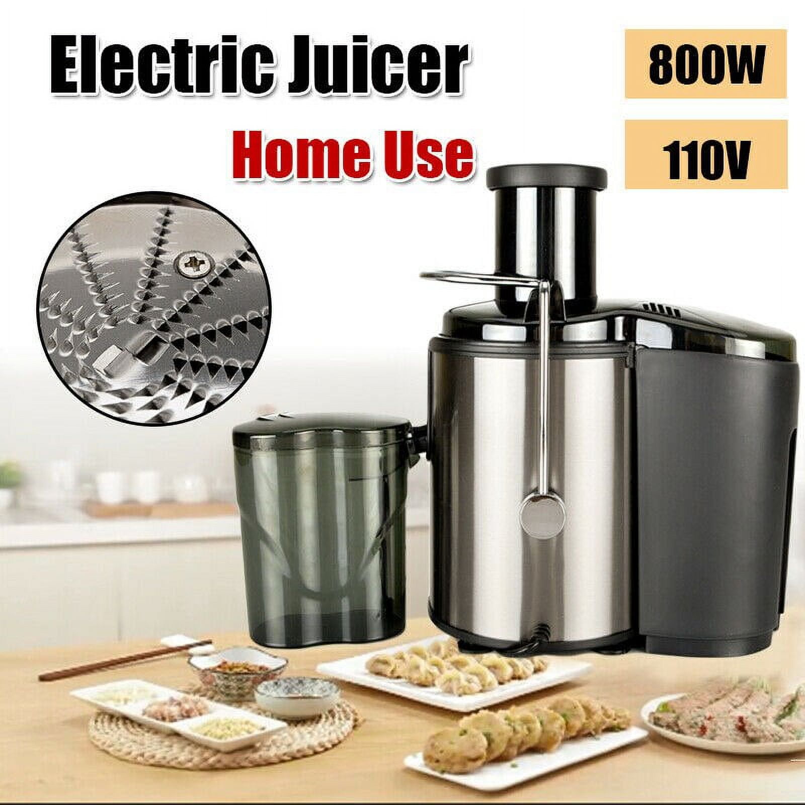 Compact Slow Juicer Machine Electric Juicer Cold Press Squeezer Vegetable  800ML