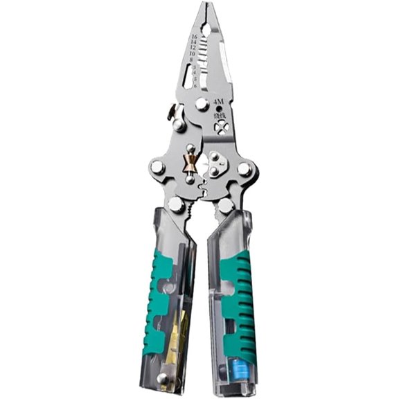 Multi-function Electrician's Pliers Set,Compact All-in-One Wire Stripping Tool with Insulated Handle and Storage Lock, Ideal for Home and Workshop Use (1 PC),1 PC