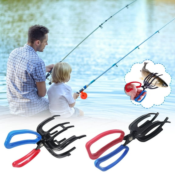 Multi-function Fish Catcher Clamp Non-lengthening Fishing Control Device Handheld Grip Tool for Safe Catch and Release Anglers, Ukhbmc | A