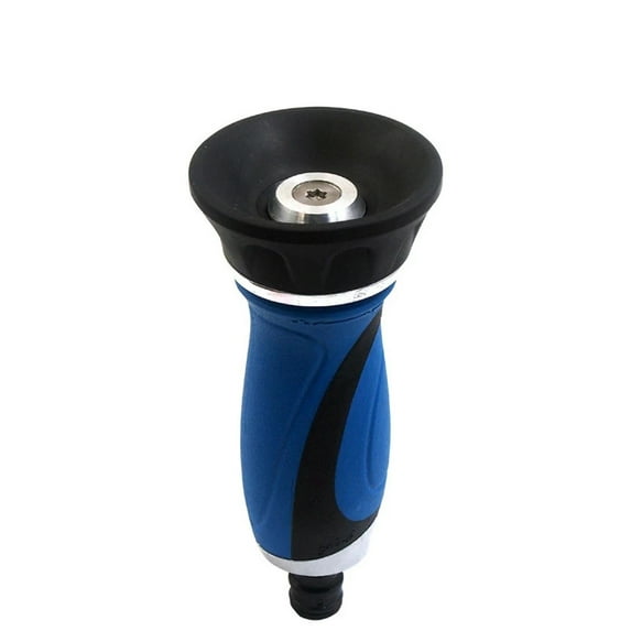 Multi-function High Pressure Garden Spray Gun Adjustable Manual Hose Nozzle Sprinkler Gardening Tool for Flower Grass Sprinkling (Blue)
