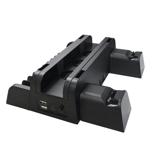 Multi-function Host Cooling Base Dual Controller Handle Charger Holder Stand 13-slot Game Disc Storage Bracket for /Slim/Pro