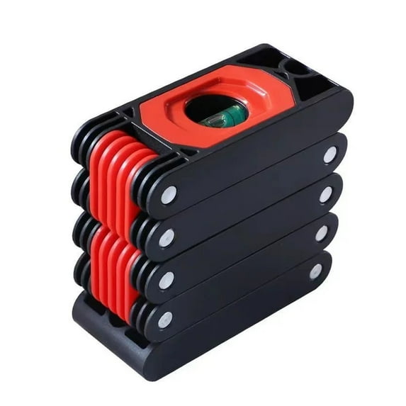 Multi-function Magnetic Foldable Level Ruler Spirit Level Bubble Ruler Meter Portable Level Household Hardware Measure Too