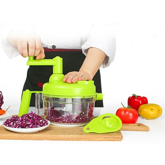 Multi-function Manual Food Processor Household Meat Grinder Vegetable Chopper Egg Blender Food Shredder Machine