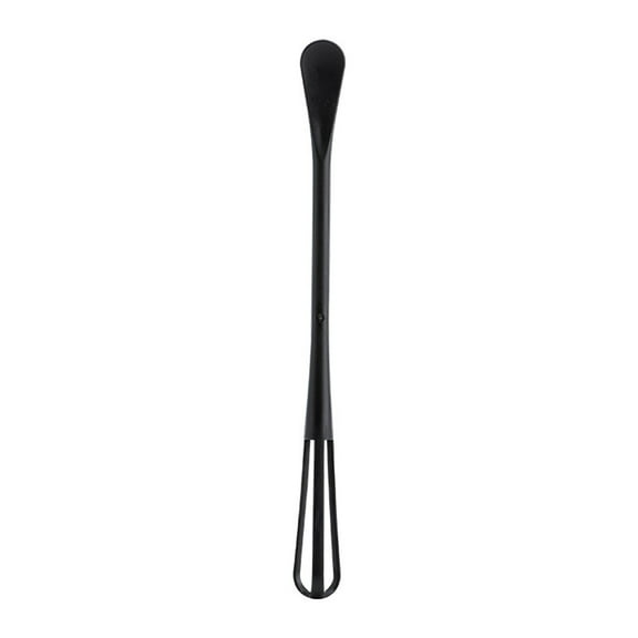 Multi-function Mini Plastic Egg Whisk Egg Beater Kitchen Seasoning Stirring Stick for Blending Whisking Household Cuisine Gadget Space Saving