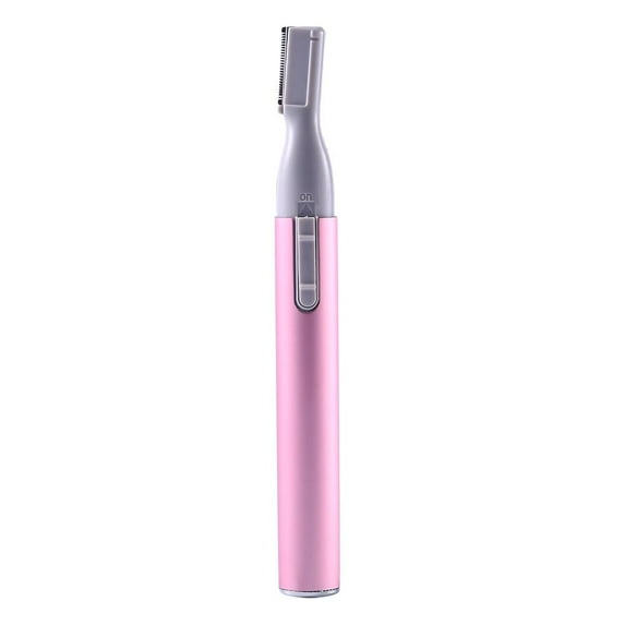 Multi-function Pink Portable Electric Women Facial Trimmer Shaver Eyebrow Shaper Pen Body Hair Removal Safety Beauty Knife