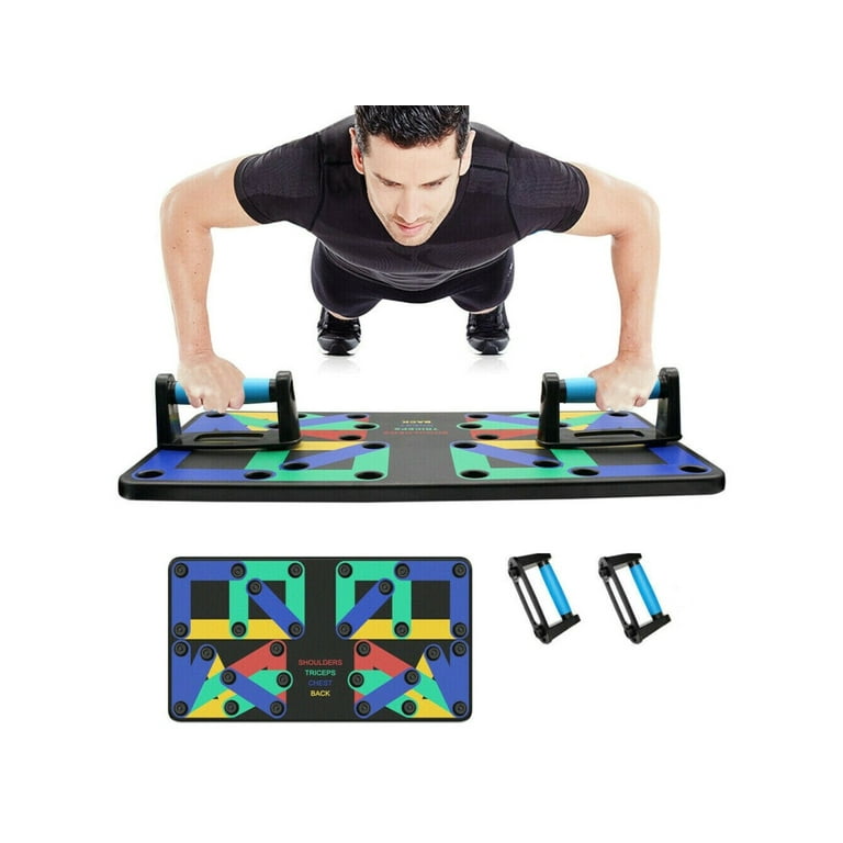 Multi function Push Up Board Color Coded Combo Positions for