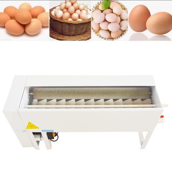 Multi-function Semi-automatic Egg Washer Surface Cleaning Machine Egg Clean Brush Tool 1500-2000/H