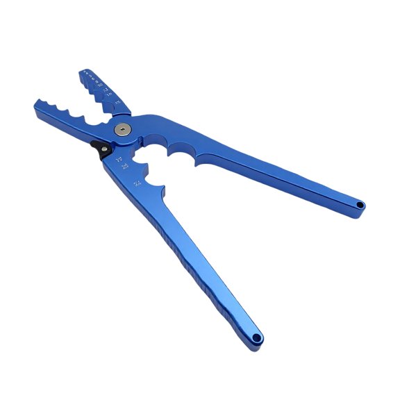 Multi-function Stud Crimper Pliers Blue Aluminum Alloy Drywall Ceiling Framing Hand Tool