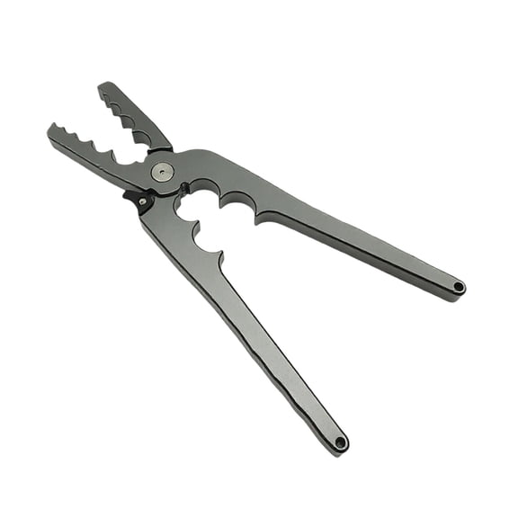 Multi-function Stud Crimper Pliers Gray Aluminum Alloy Drywall Ceiling Framing Hand Tool