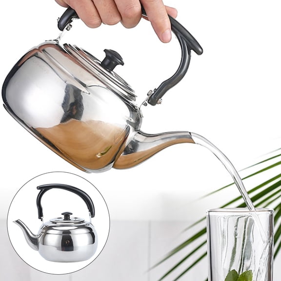 PENIKOKO Vintage Teapot Stainless Steel Heat Resistant Relatives Leisure Tea Time 1Pack