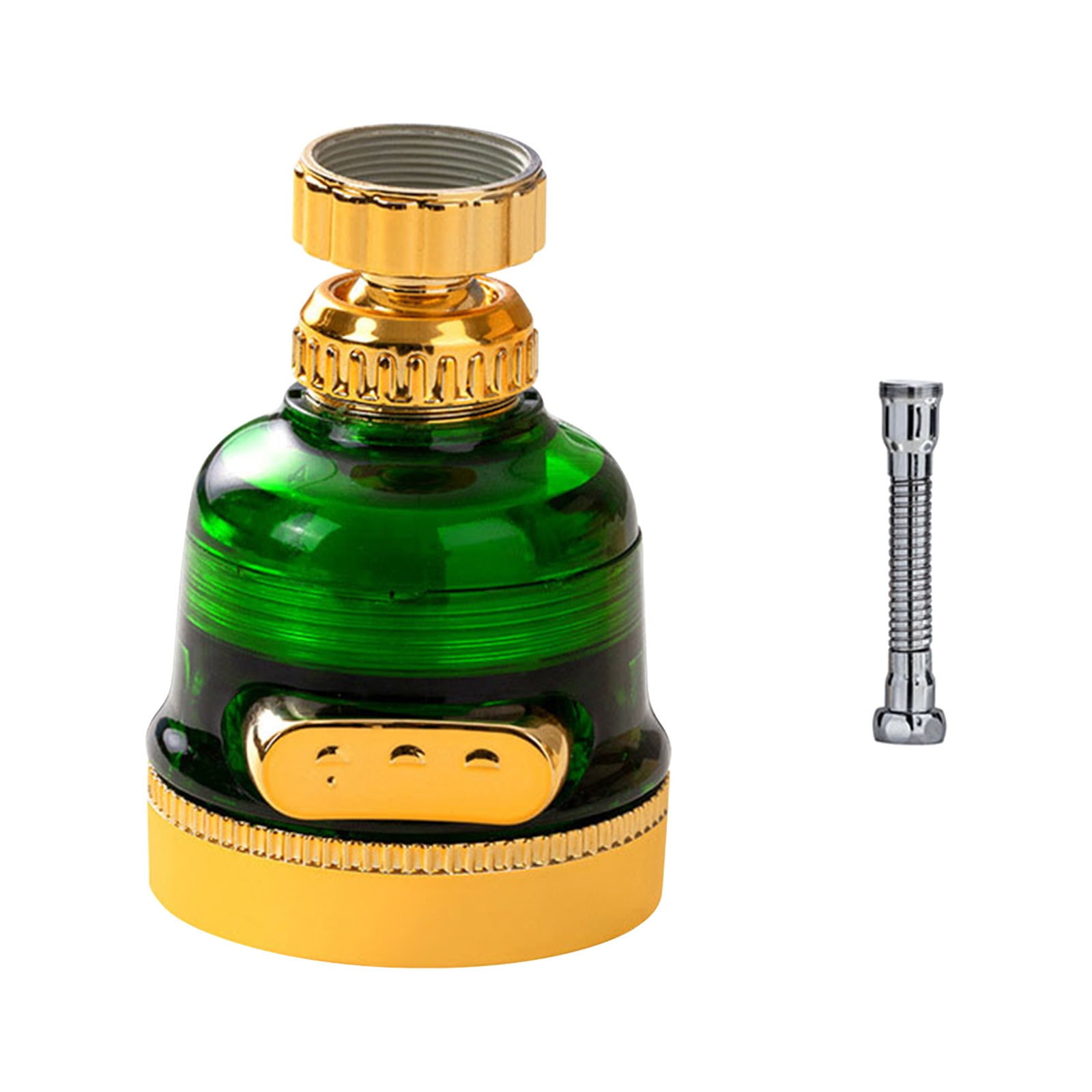 Multifunction Universal Rotating Faucet Nozzle with Three Modes for