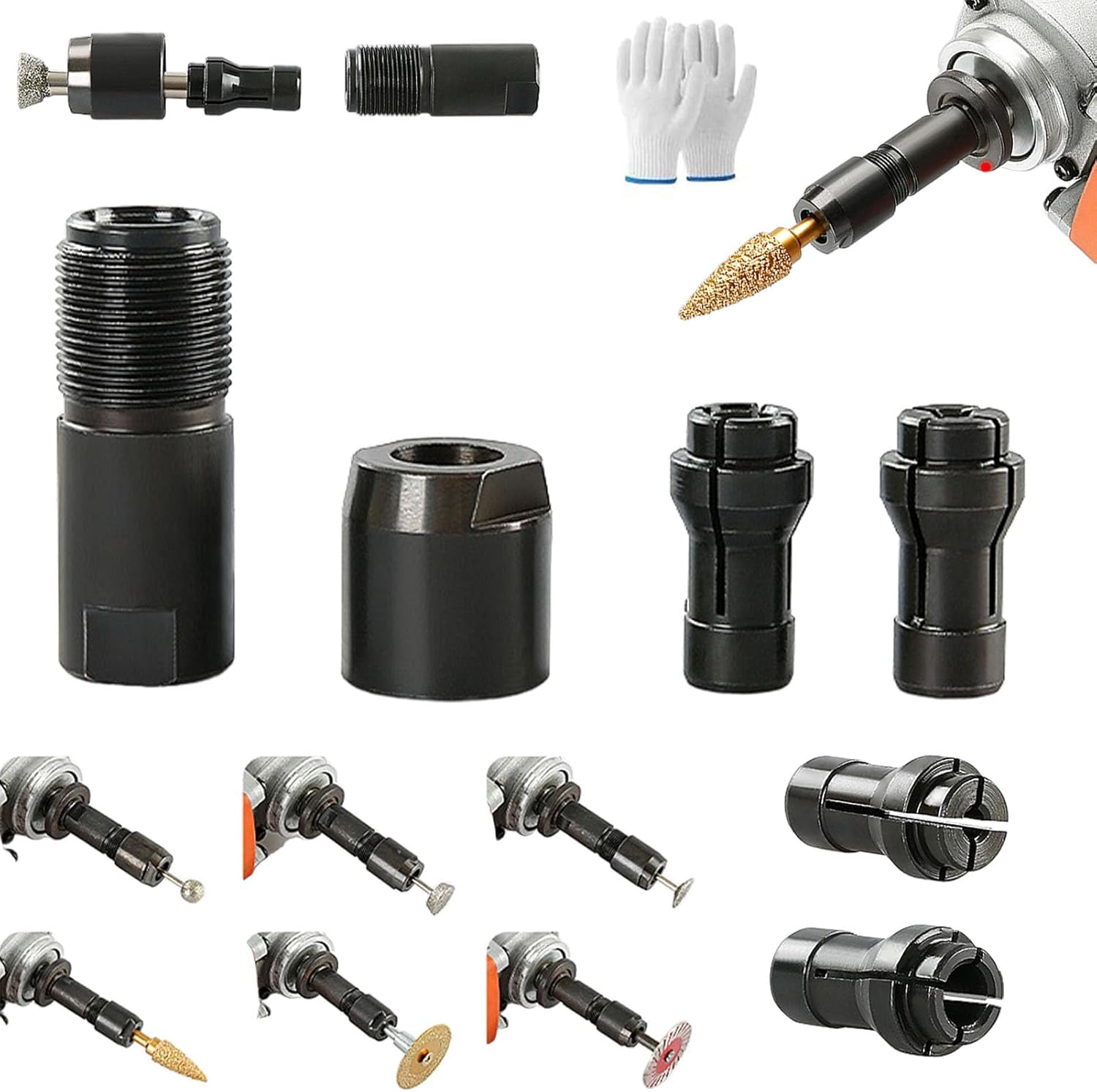Grinder Multi Adapter Multi-function accessory kit converter for angle grinder, adapter for ...