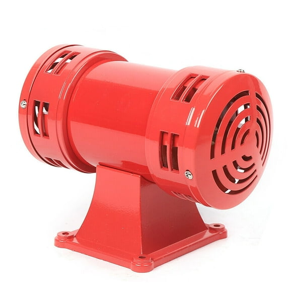 Multi-functional 125dB Loud Electric Siren, IP44 Protection, 40W Industrial Air Raid Horn Alarm for Reservoirs, Airports, Harbors 110V