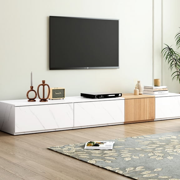 Multi - functional 3 - 1 Modular TV Stand | Can Be Used as Side Table or Cabinet | Provides Various Placement and Organization Options