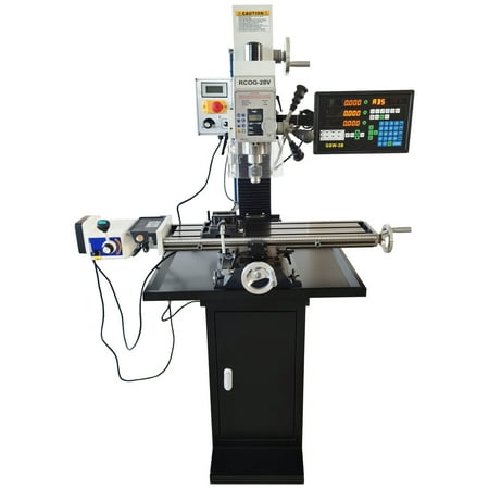 Multi-functional Brushless Precision Milling and Drilling Machine 110V(Including Axis X Power Feed and Three - axis Grating Ruler)