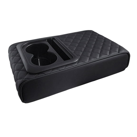 Multi functional Car Armrest Box Cup Holder Heightening Pad Universal Compatibility Center Console Armrest Box Cover