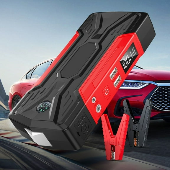 Pecham Car Battery Jump Starter 99800mAh, Jumper Starter Battery Pack for Up to 6.0L Gas & 3.0L Diesel Engines, 12V Portable Jump Box with LED Flashlight, 4 USB Ports