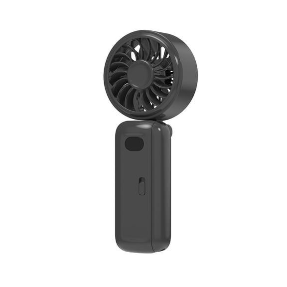 Multi-functional Clip-on Umbrella Fan - USB Rechargeable Mini Handheld Fan for Office Use, Portable Foldable Design, Lightweight Plastic, Ideal for Travel and Outdoor Activities
