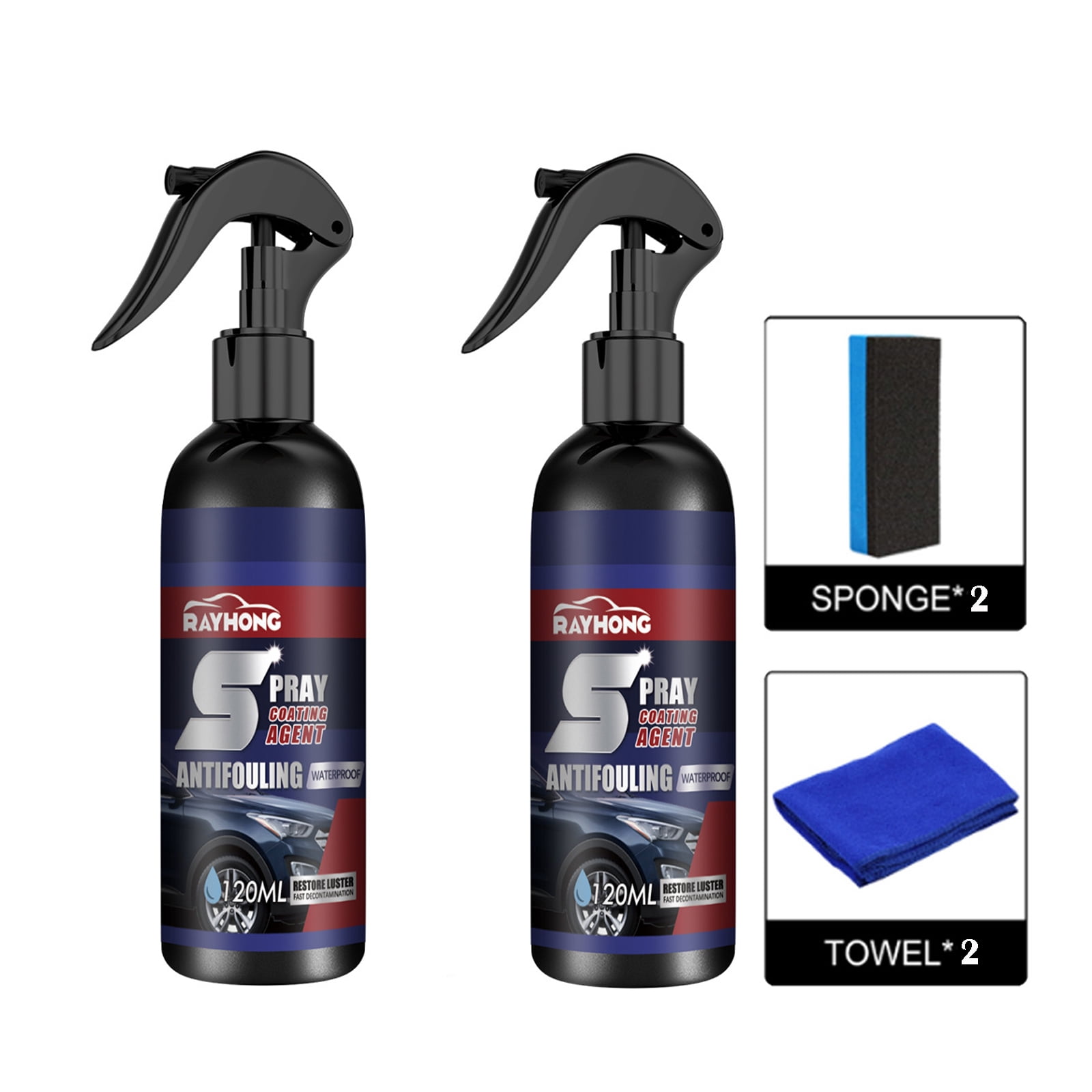 nvede Multi-Functional Coating Renewal Agent, Ceramic Car Coating Agent  Spray, 3 in 1 High Protection Quick Coating Spray (1 pcs)
