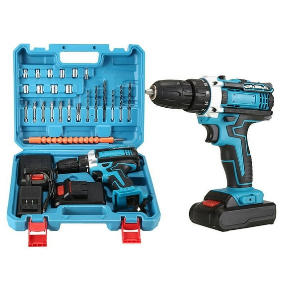 Multi-functional Cordless Drill Home Tool Kit Battery Powered Screwdriver Set