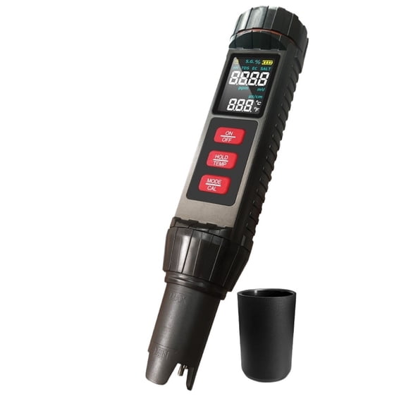 Multi-functional Digital Water Quality Tester PH TDS EC ORP Salinity SG Temp For Aquarium Swimming Pool Fish Tank Water Mointor ,Multifunctional