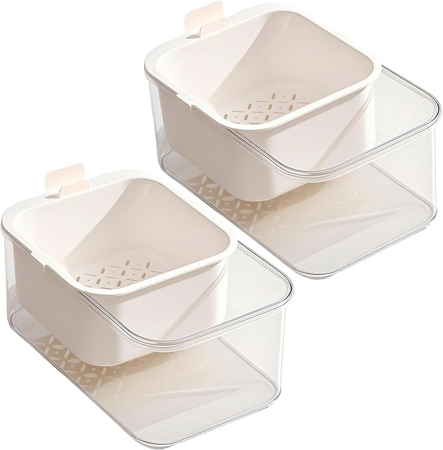 Food Rinser Multi-functional Drain Basket 2025 New Fruit Cleaning Bowl with ...