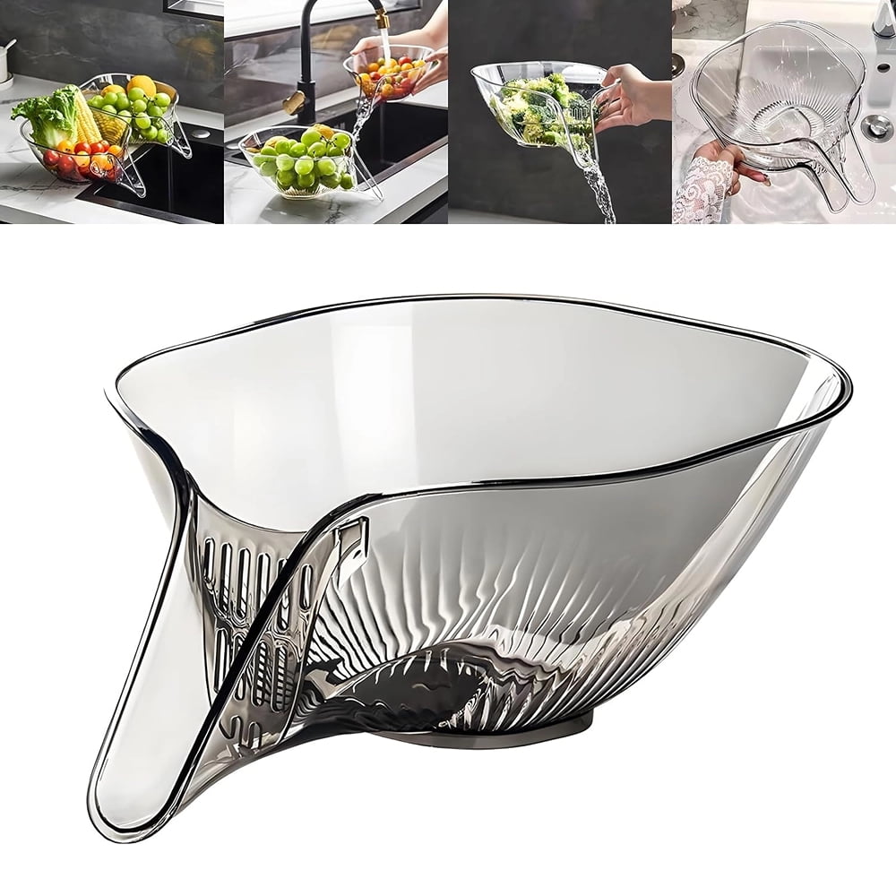 Multifunctional Drain Basket, Drainage Basket Funnel, Fruit Cleaning