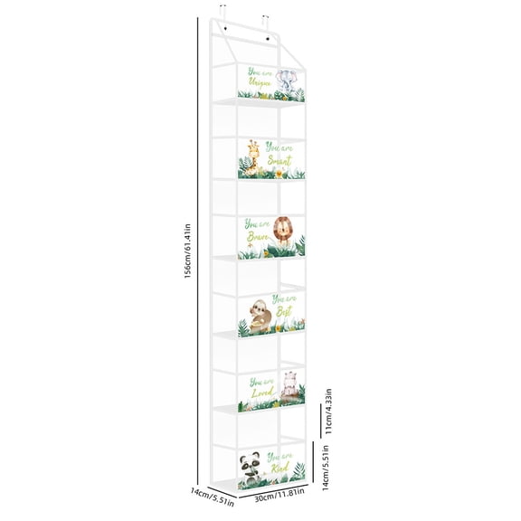 Multi-functional Fabric Hanging Bag for Behind the Door Multi-layer Storage Hanging Bag Miscellaneous Organizer Storage Hanging