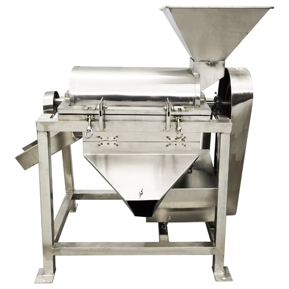 Multi-functional Fruit Vegetable Crushing Beating Machine Commercial Spiral Fruit Vegetable Pulper 220V 1Ton/H 3mm Sieve