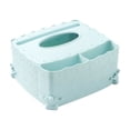 thumbnail image 1 of Multi functional Large Capacity Tissue Storage Box Pumping Paper Napkin (Blue), 1 of 8