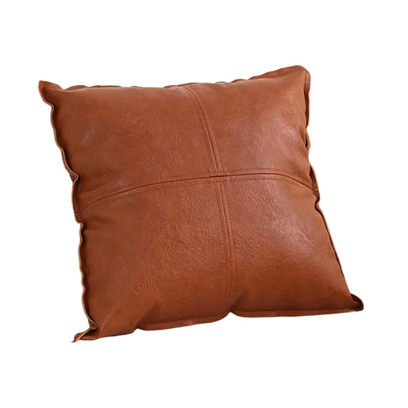 Leather Pillow with Storage Bag, One-Second Disassembly & Deformation, Multi-Functional Home Decor for Small Spaces